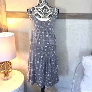 Anthropologie Ella Moss Paw Print Jersey Dress